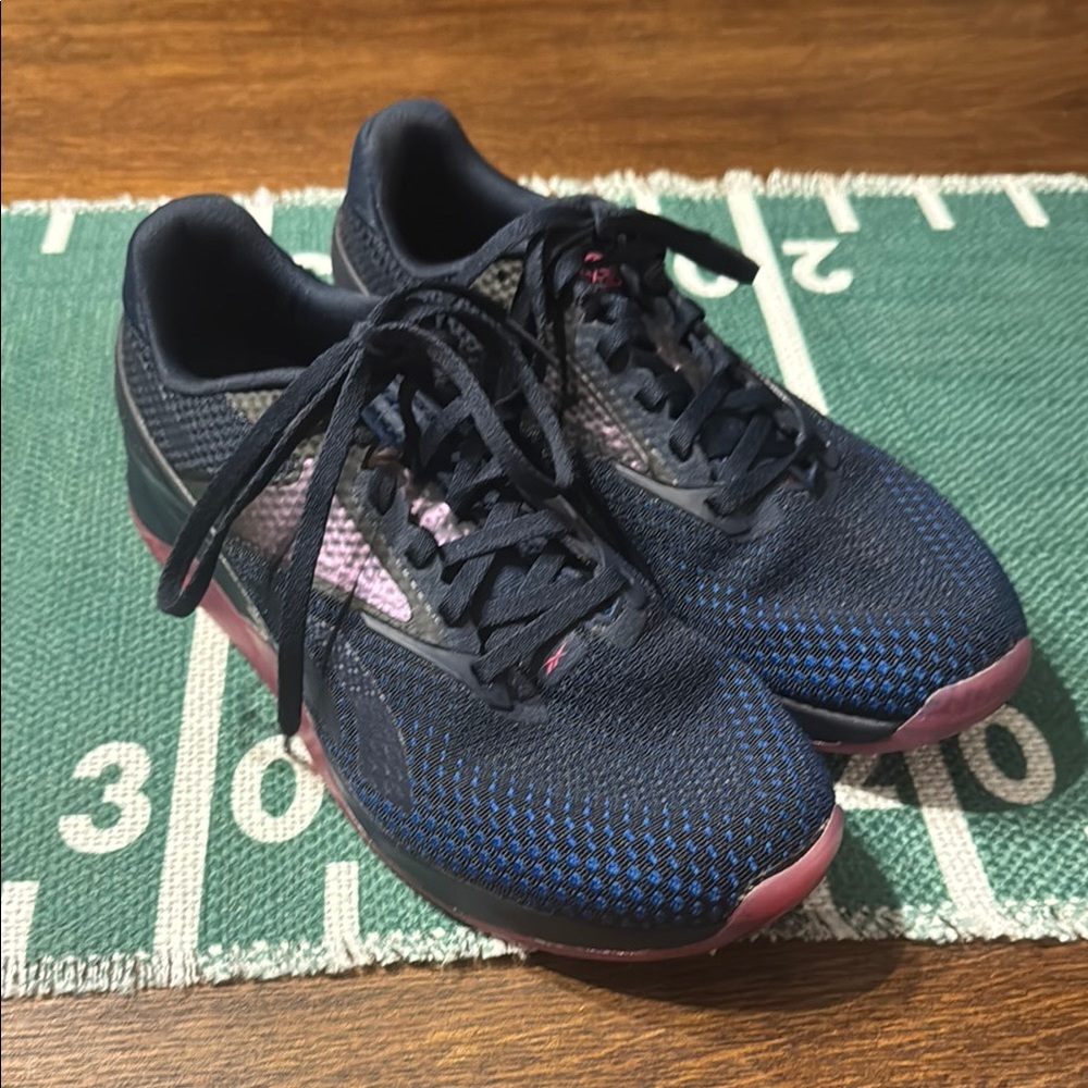 Nike Black and Pink Athletic Shoes